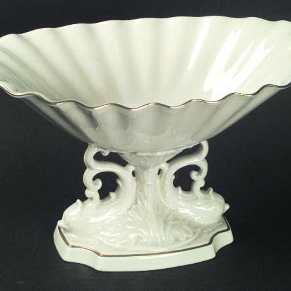 Lenox Aquarius Center Piece Candle Holders Vintage